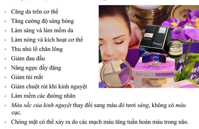 Firmax3 dòng kem hỗ trợ tối ưu sức khỏe lẫn sắc đẹp