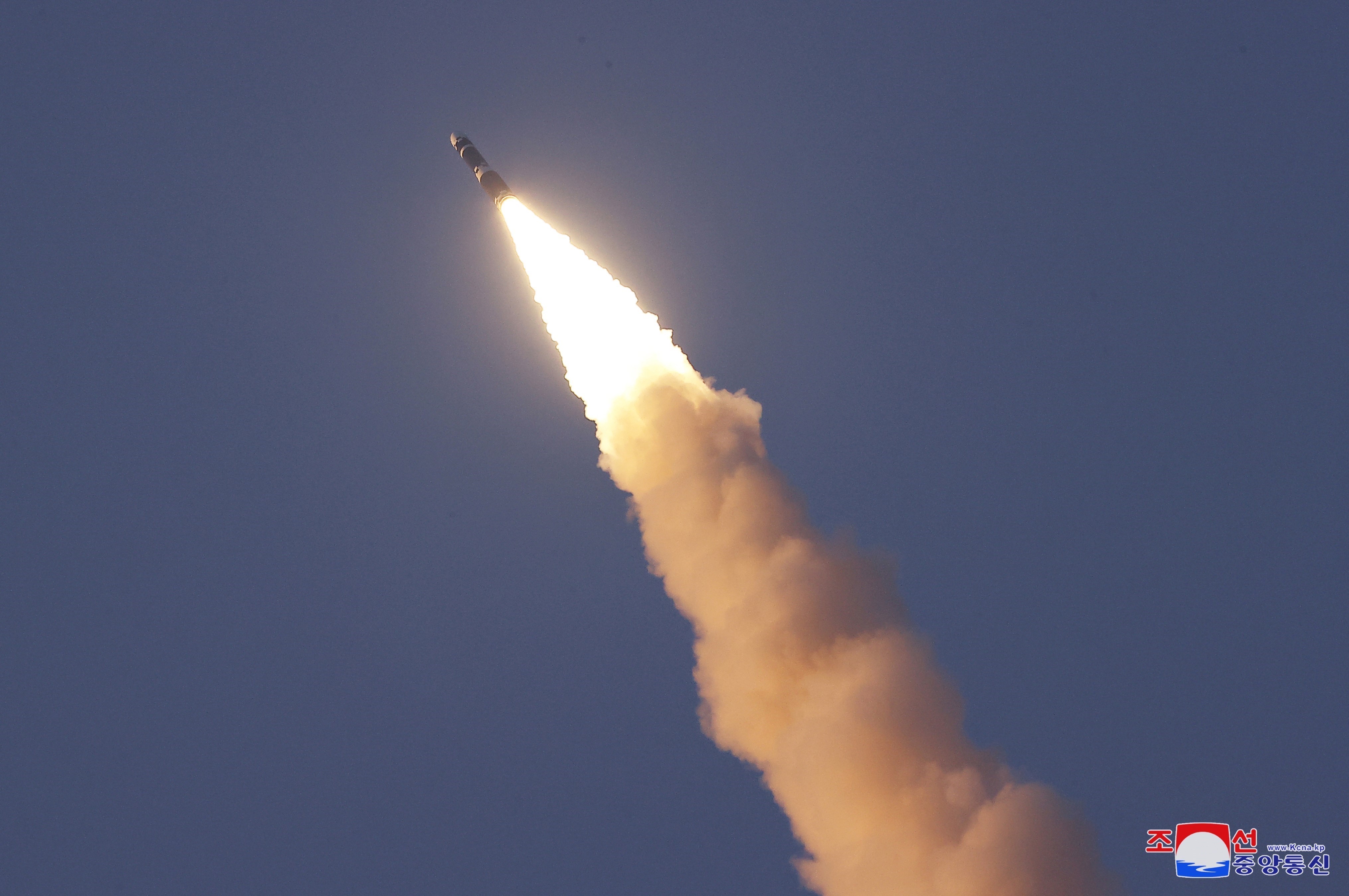 Vụ phóng tên lửa đạn đạo xuyên lục địa (ICBM) Hwasong-19 của Triều Tiên ngày 31/10/2024.