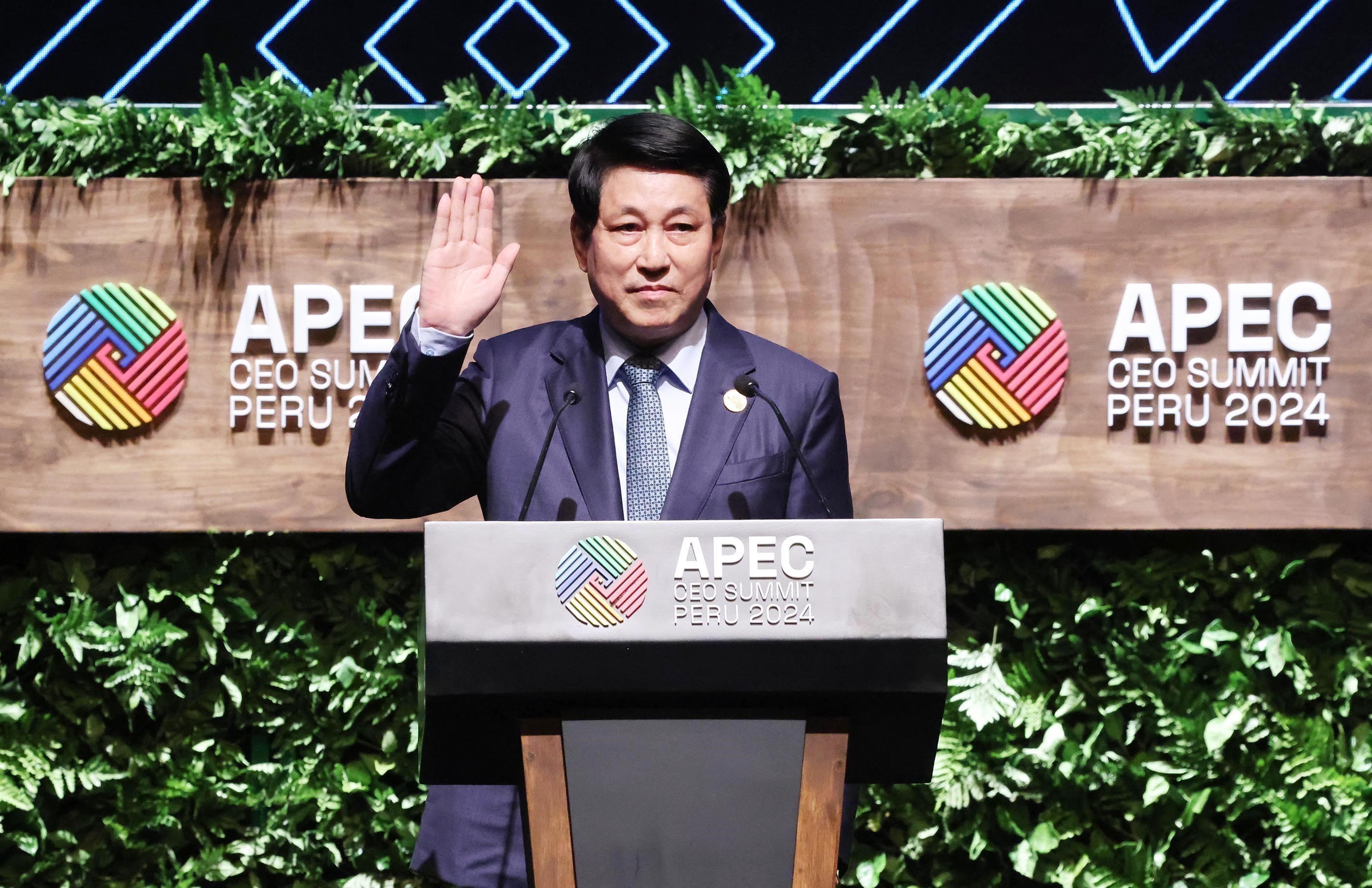 Chủ tịch nước Lương Cường phát biểu tại Hội nghị Thượng đỉnh Doanh nghiệp APEC 2024