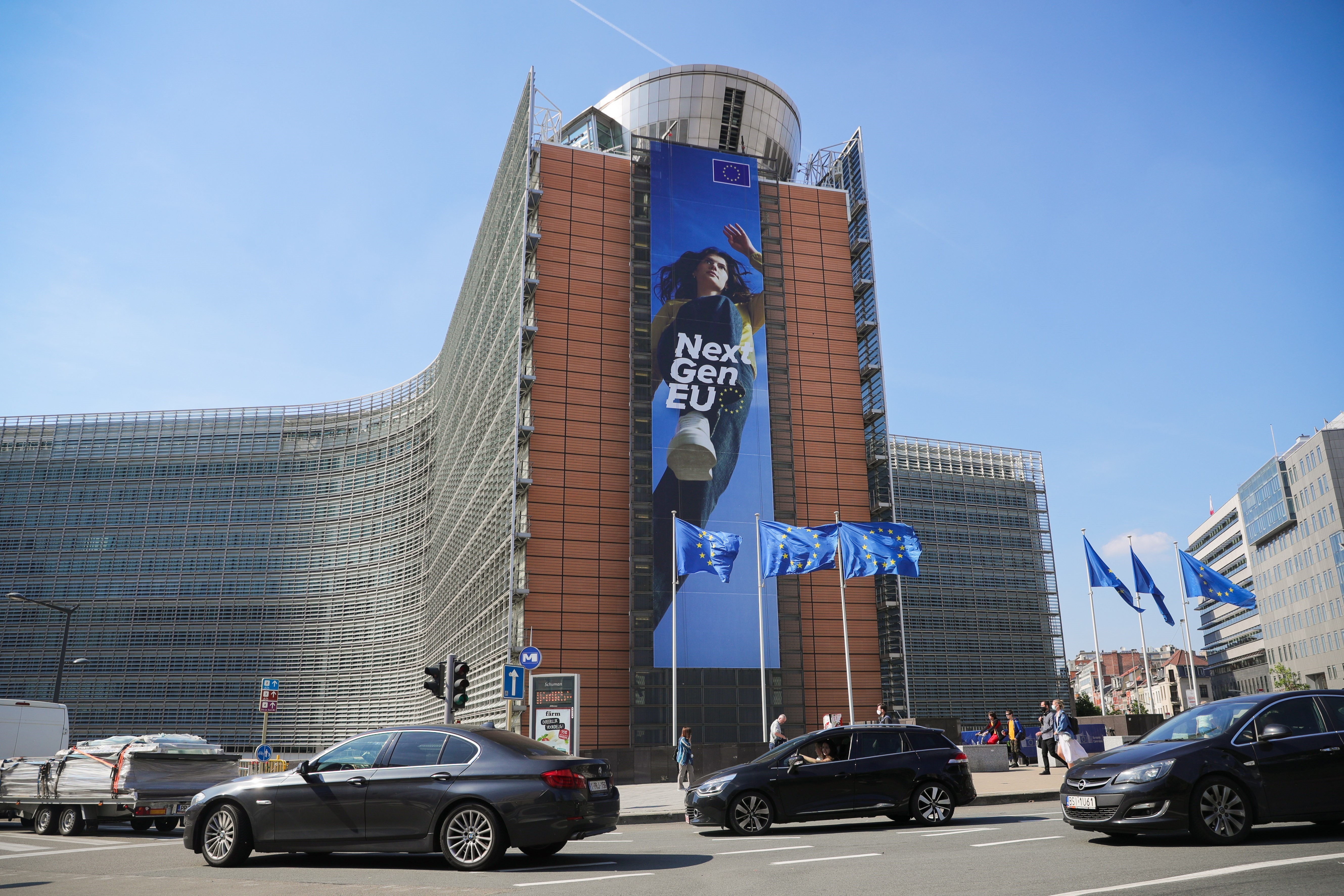 Trụ sở Uỷ ban châu Âu ở Brussels, Bỉ. Ảnh: THX/TTXVN