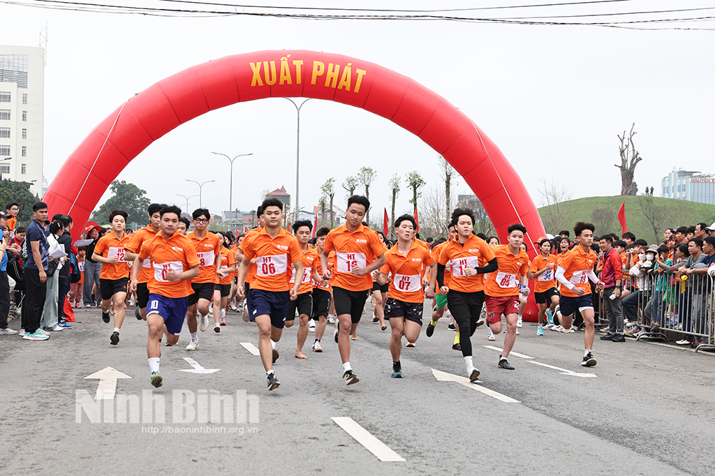 Các vận động viên tham gia Giải.