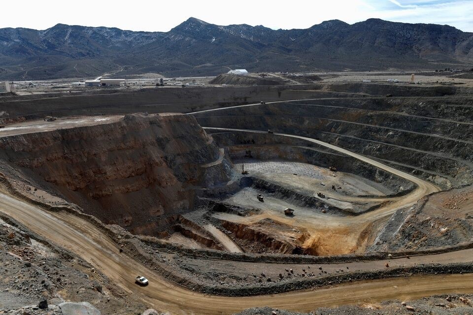 Mỏ khai thác đất hiếm ở Mountain Pass, California, Mỹ. Ảnh: REUTERS/TTXVN
