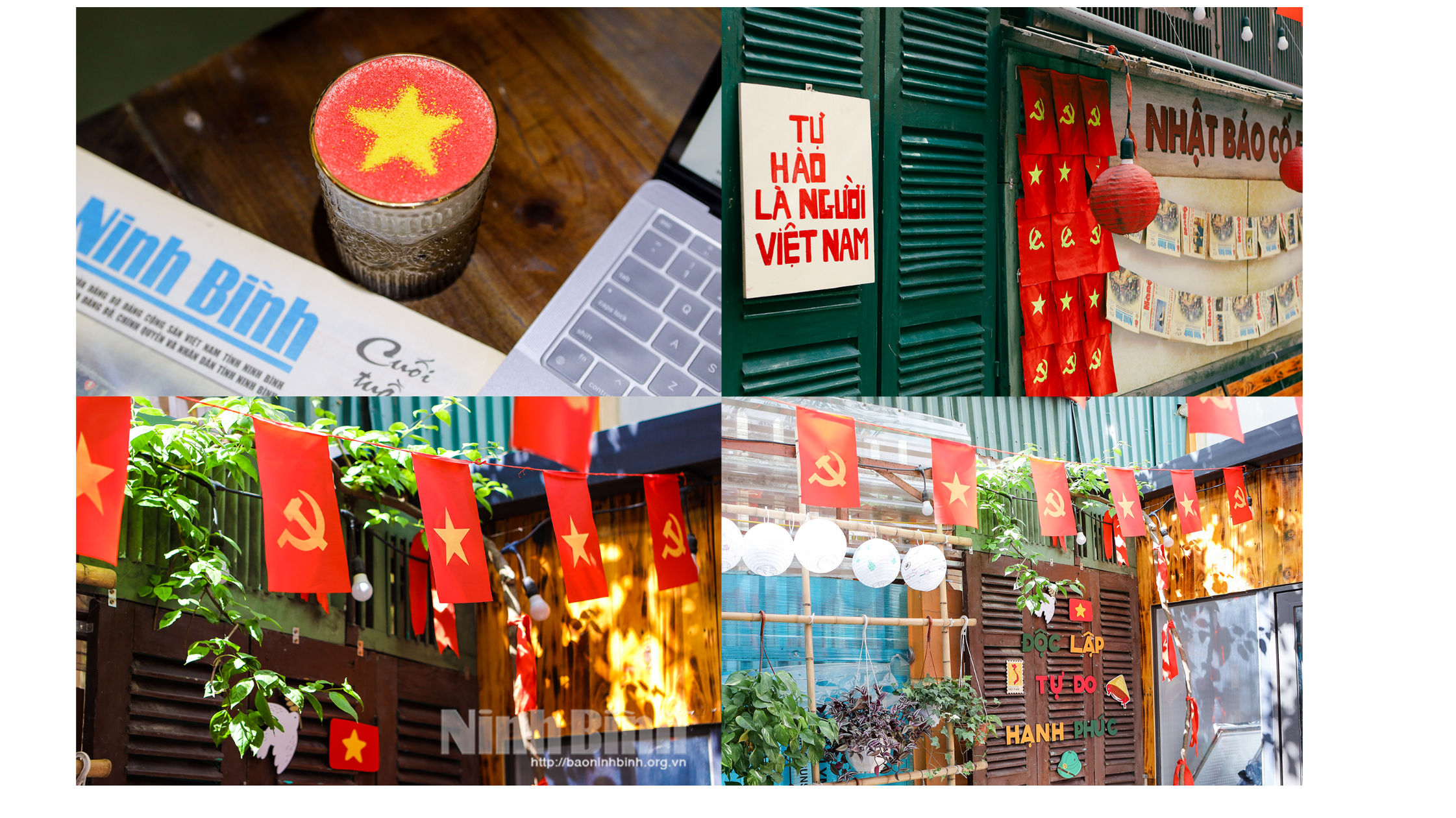 Những góc trang trí nhỏ nhưng đầy ý nghĩa chào mừng kỷ niệm Ngày Giải phóng miền Nam, thống nhất đất nước (30/4/1975-30/4/2025).