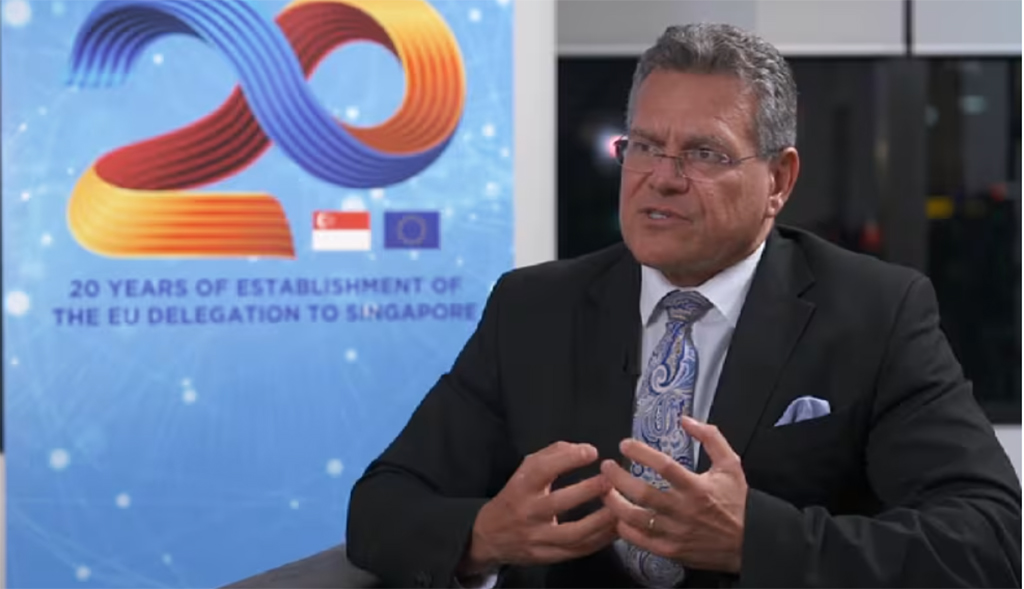 EU đang đẩy nhanh các cuộc đàm phán thương mại tự do với châu Á. Ảnh: channelnewsasia