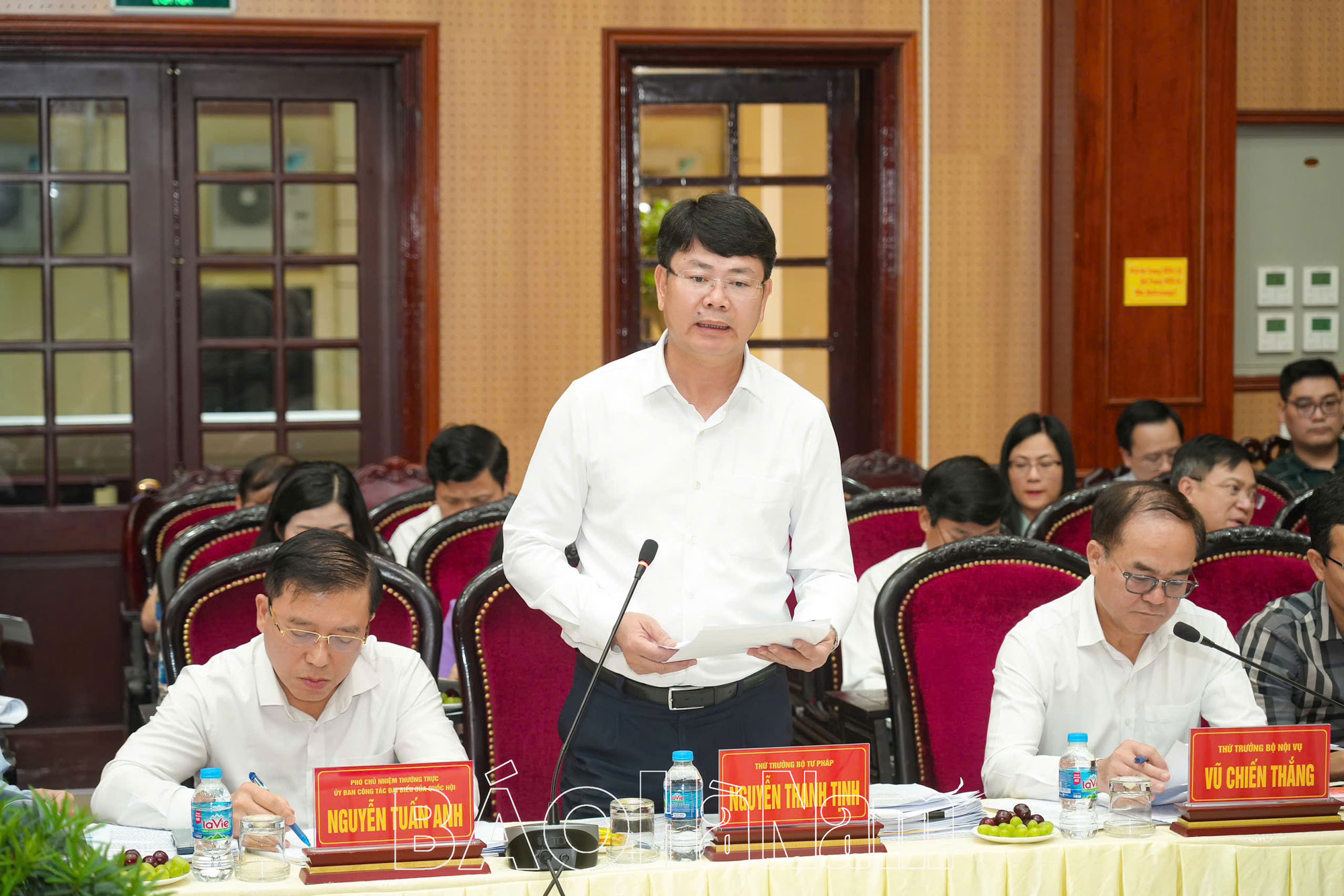 Đồng chí Trưởng Ban Tổ chức Trung ương Lê Minh Hưng làm việc với Ban Thường vụ Tỉnh ủy Hà Nam Nam Định Ninh Bình