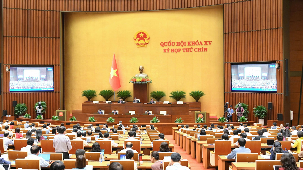 Toàn cảnh phiên họp sáng 28/5. Ảnh: TTXVN