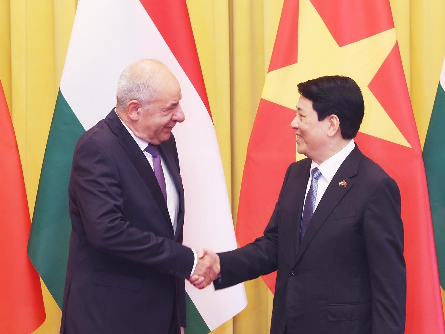 Chủ tịch nước Lương Cường và Tổng thống Hungary Sulyok Tamás