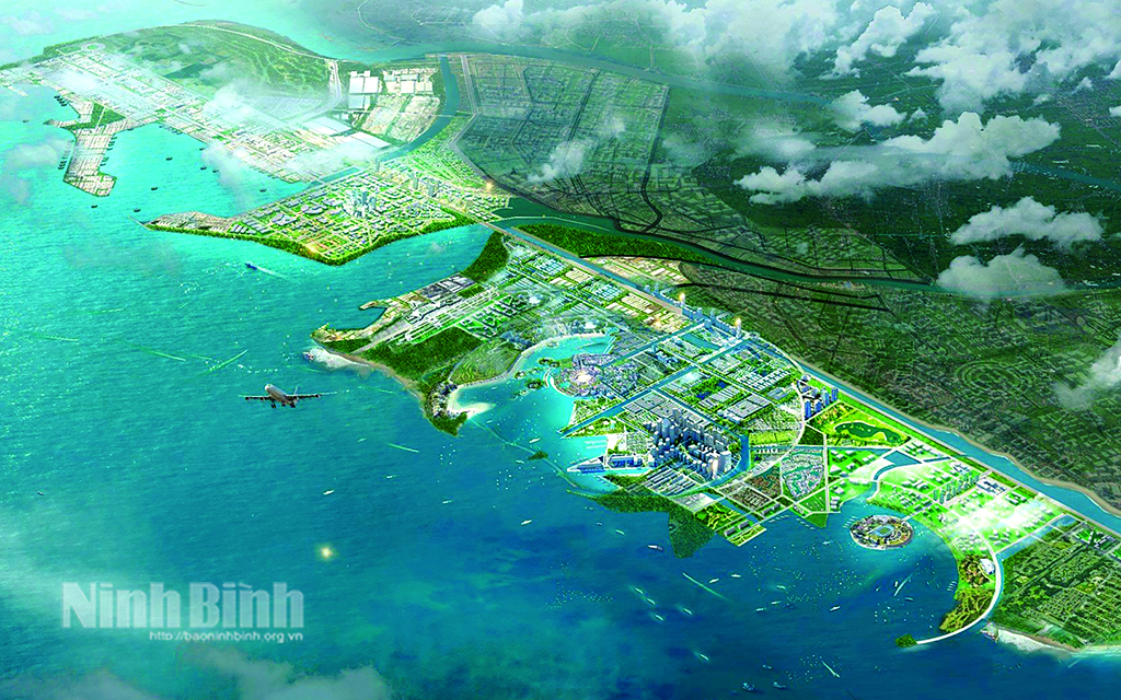 Khu kinh tế Ninh Cơ được định hướng xây dựng thành Khu kinh tế ven biển là trọng điểm phát triển mang tính đột phá của tỉnh.