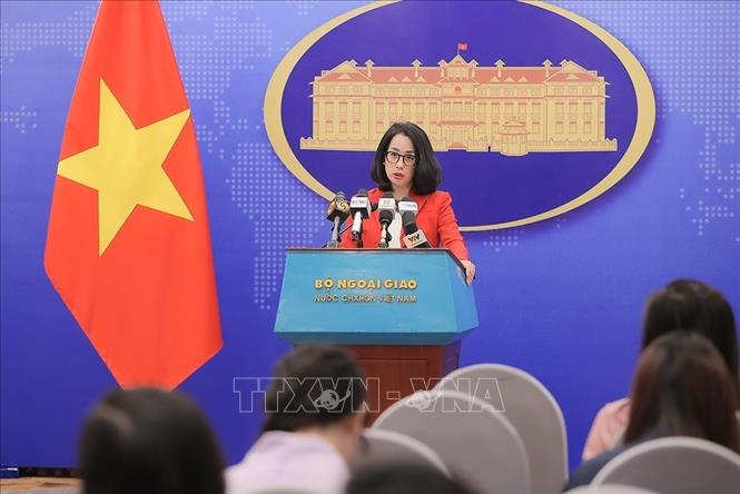 Người phát ngôn Bộ Ngoại giao Phạm Thu Hằng. Ảnh: An Đăng/TTXVN