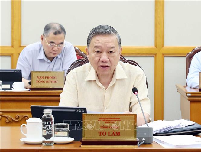 Tổng Bí thư Tô Lâm phát biểu. Ảnh: Thống Nhất/TTXVN