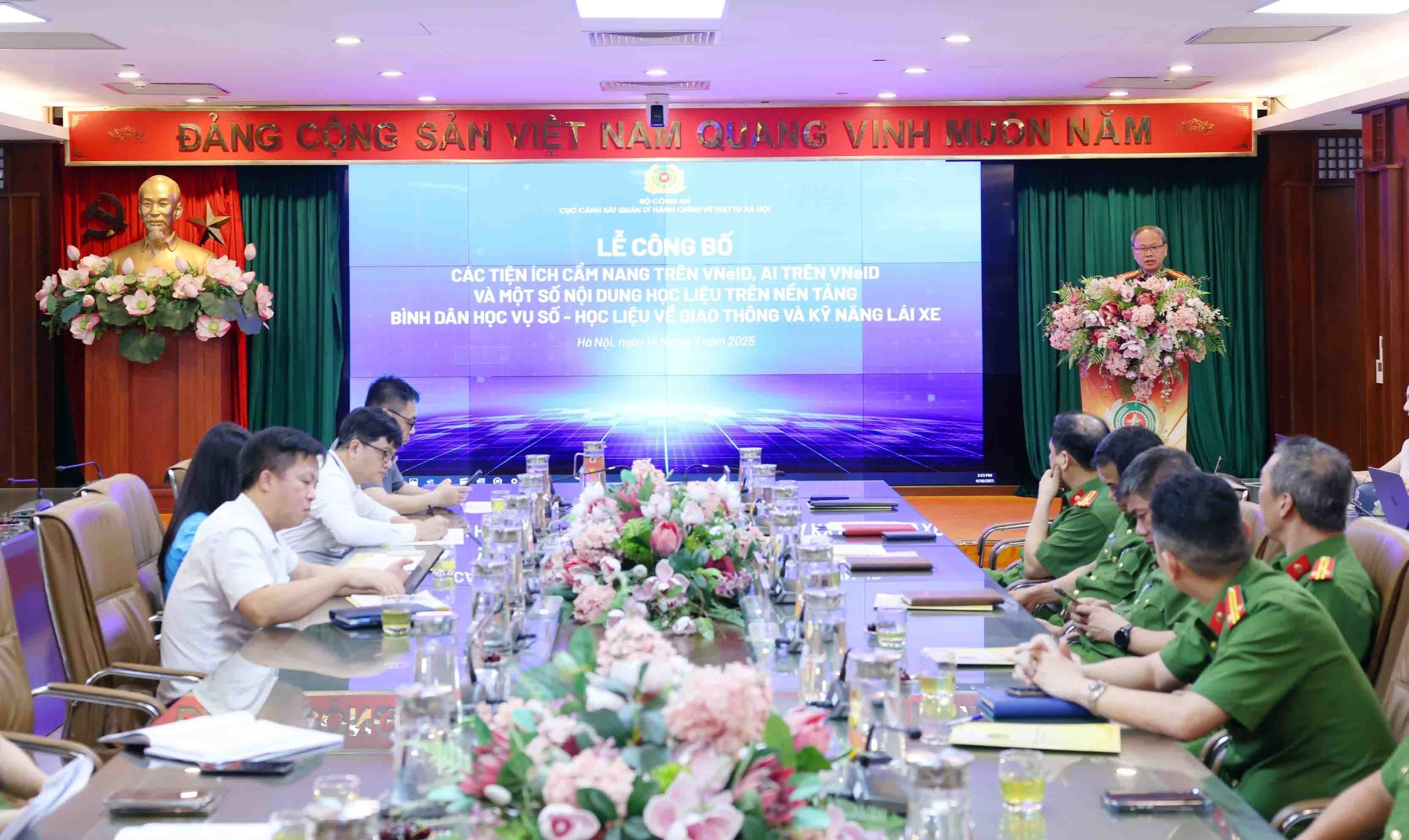 Quang cảnh buổi lễ.