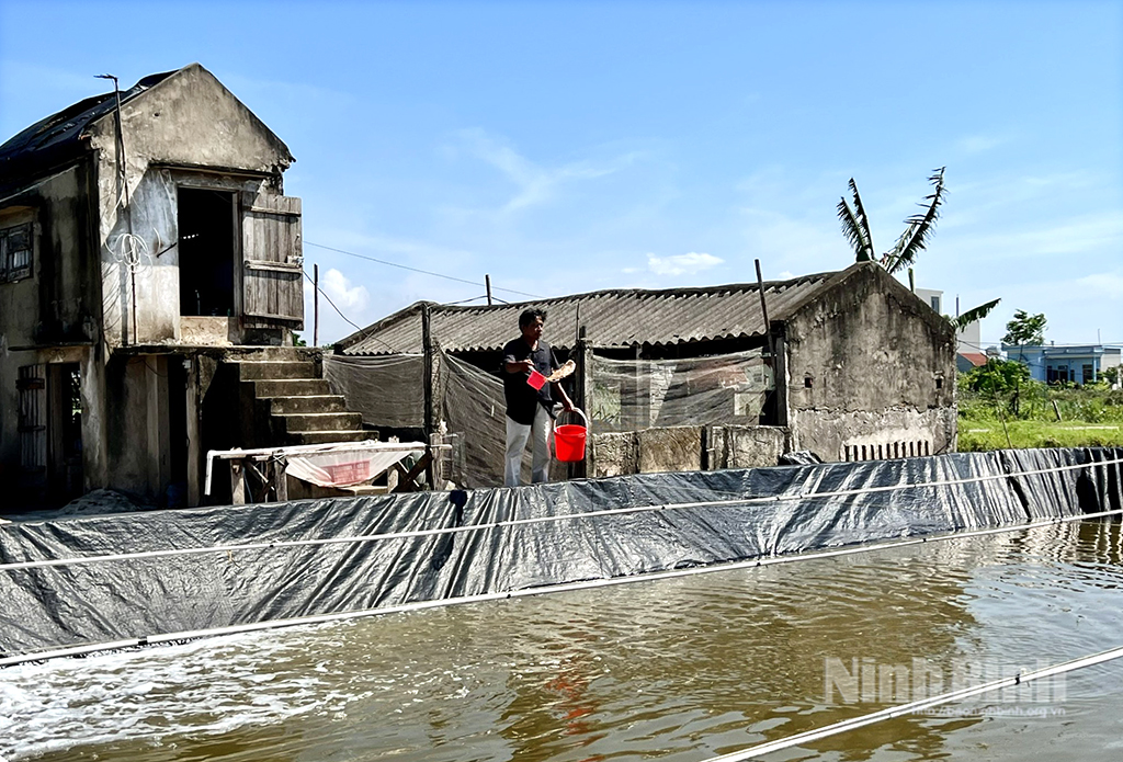 Phát huy lợi thế thổ nhưỡng địa phương, người dân xã Định Hoá đẩy mạnh phát triển nuôi trồng và khai thác thủy sản.