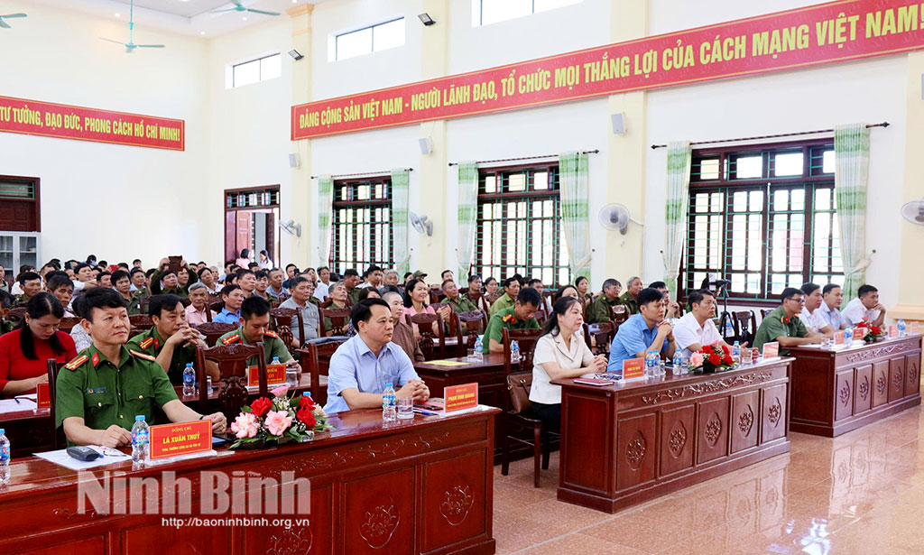 Các đại biểu dự Ngày hội Toàn dân bảo vệ an ninh Tổ quốc.