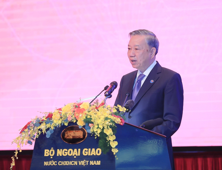 Tổng Bí thư Tô Lâm: Ngoại giao thắp sáng niềm tin về một thế giới hòa bình, hợp tác và phát triển- Ảnh 4.