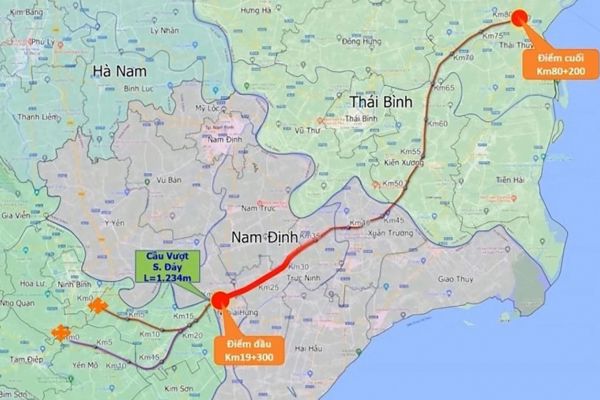 Ninh Binh allocates over 6.86 trillion VND to build Ninh Binh-Hai Phong expressway’s section