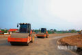 Construction at Bai Dinh - Ba Sao road project.