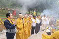 The Sri Lankan President attended the inauguration and incense-offering ceremony at the Bodhi Tree Garden.