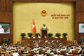 NA Vice Chairwoman Nguyen Thi Thanh speaks at the 15th National Assembly (NA)’s 9th session on May 10. (Photo: VNA)