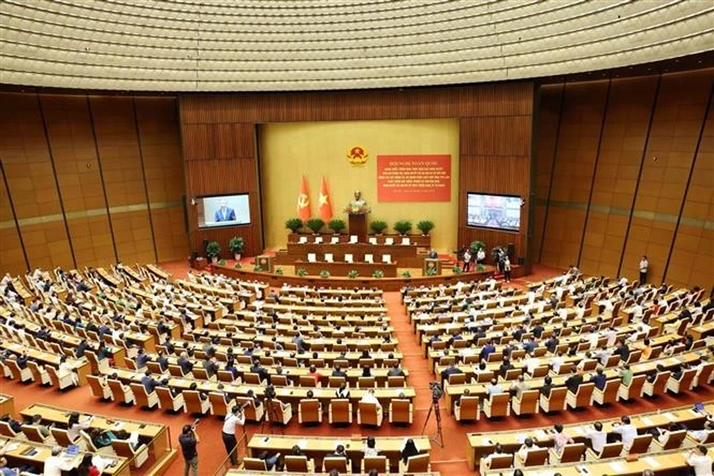 A view of the national conference on May 18 (Photo: VNA)
