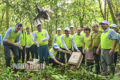 Delegates released wildlife back into the wild at the Cuc Phuong National Park.