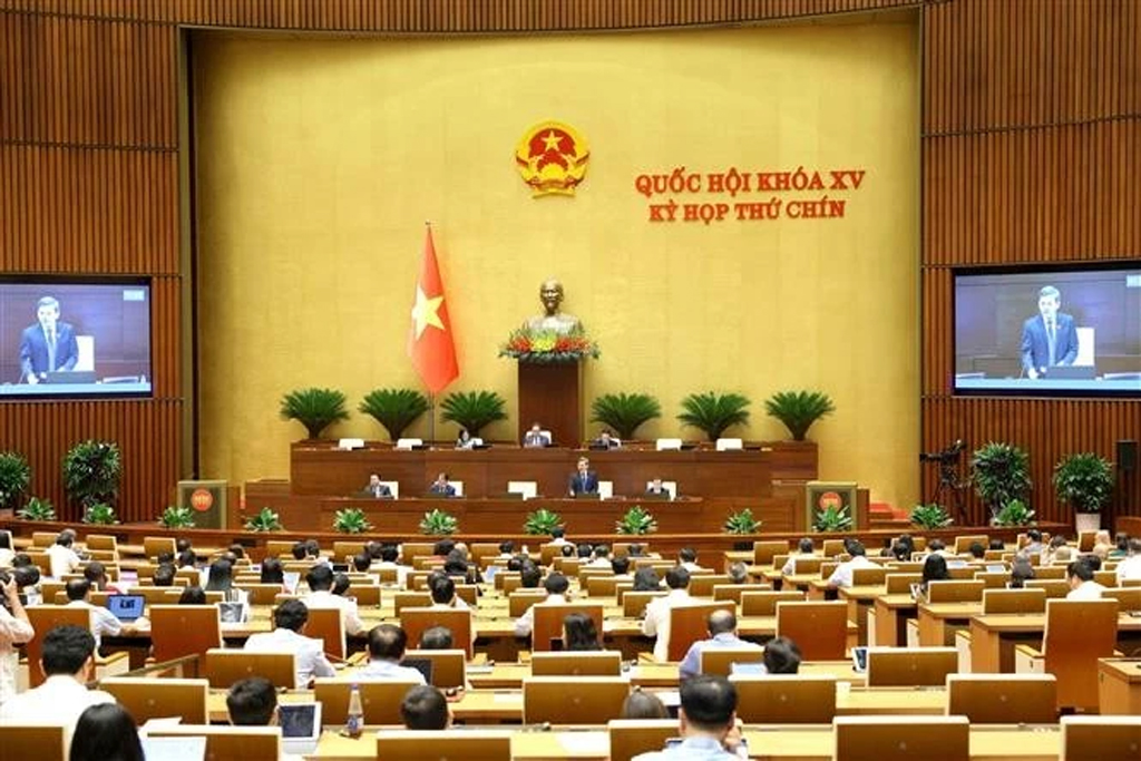 At the 15th National Assembly (NA)’s 9th session (Photo: VNA)
