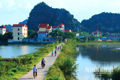 New rural appearance in Kenh Ga village, Thinh Vuong commune of Gia Vien district.