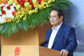PM Pham Minh Chinh speaks at the conference. (Photo: Tran Hai)