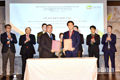 A signing of cooperative agreement between Cuc Phuong JSC and Japan’s OCS JSC at the tourism promotion conference in Tokyo in 2024.