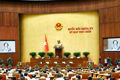 Law makers at the 9th session of the 15th National Assembly. (Photo: VNA)