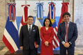 Vietnamese Ambassador Ngo Minh Nguyet (centre), Indonesian Ambassador Sulaiman Syarif, and President of the Mercosur–ASEAN Chamber of Commerce (MACC) Rodolfo Caffaro at the seminar. (Photo: VNA)