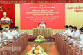 At the Party leader's working session with the Standing Boards of the Party Committees of Nam Dinh, Ha Nam, and Ninh Binh provinces on June 23.