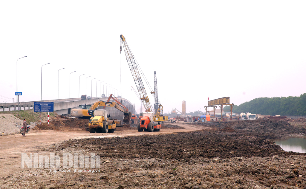 Construction at North-South express way.