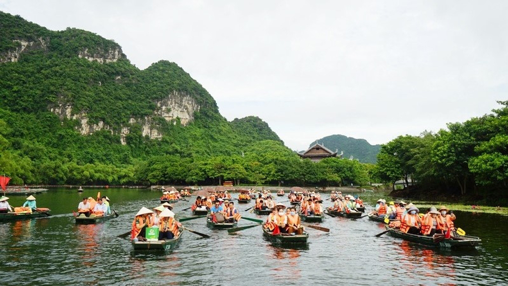 Trang An landscape complex in Ninh Binh province.