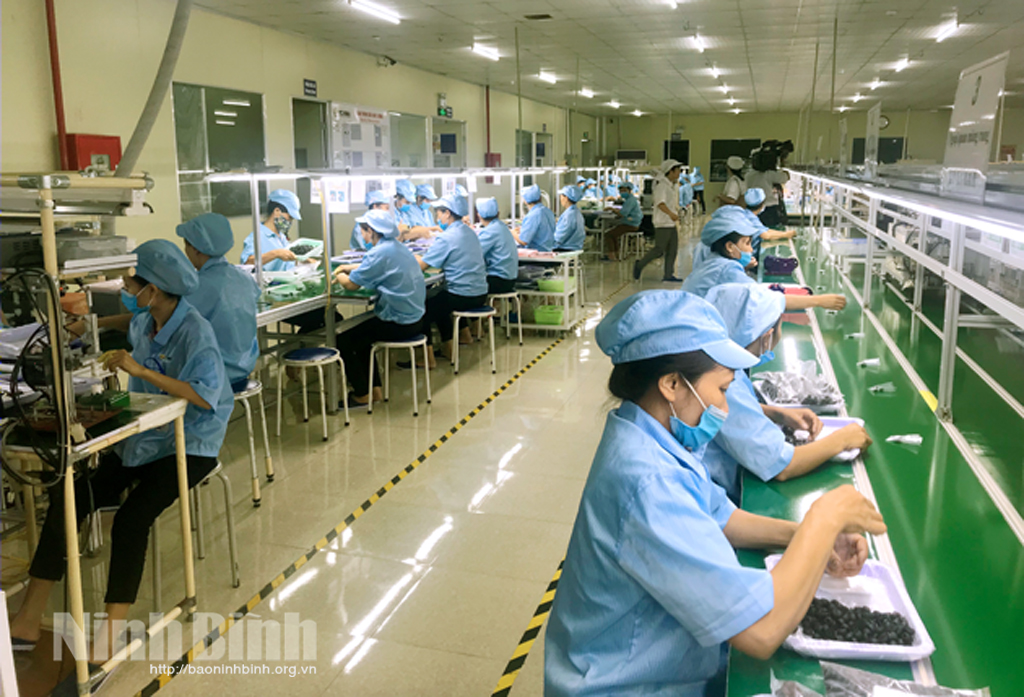 Production line of DNC Automotive company.