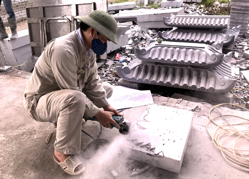 Ninh Van stone carving village.
