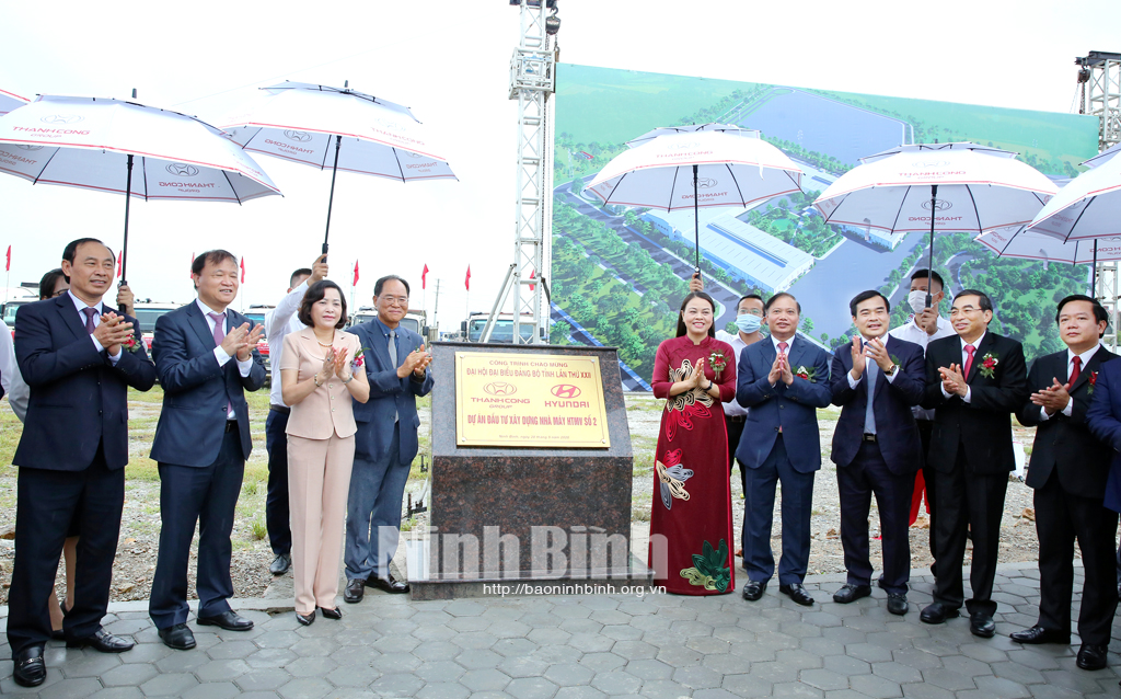 Hyundai Thanh Cong 2 automobile plant breaks ground in Ninh Binh.