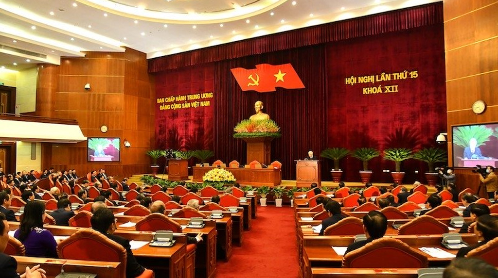The closing ceremony of the 15th plenum of the Party Central Committee.