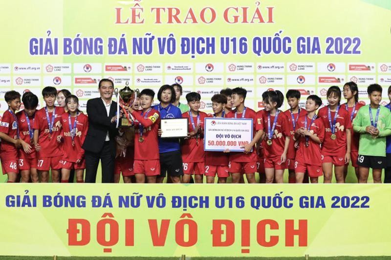Phong Phu Ha Nam girls are crowned the women's U16 National Champions 2022.