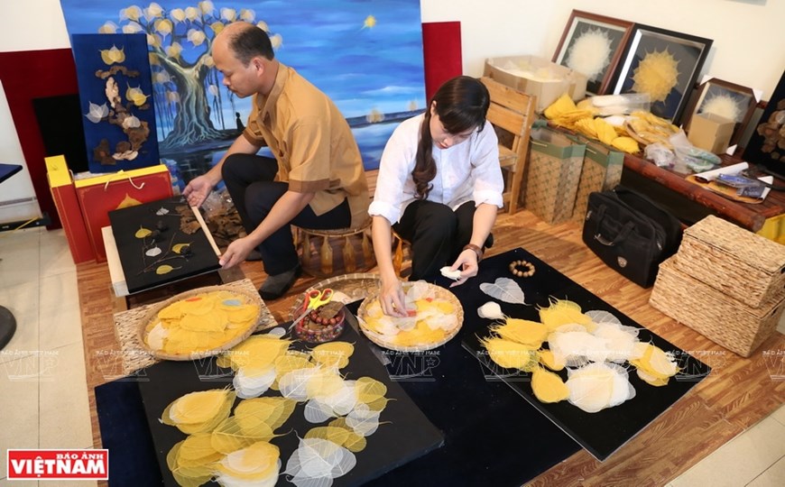 Bodhi leaf paintings