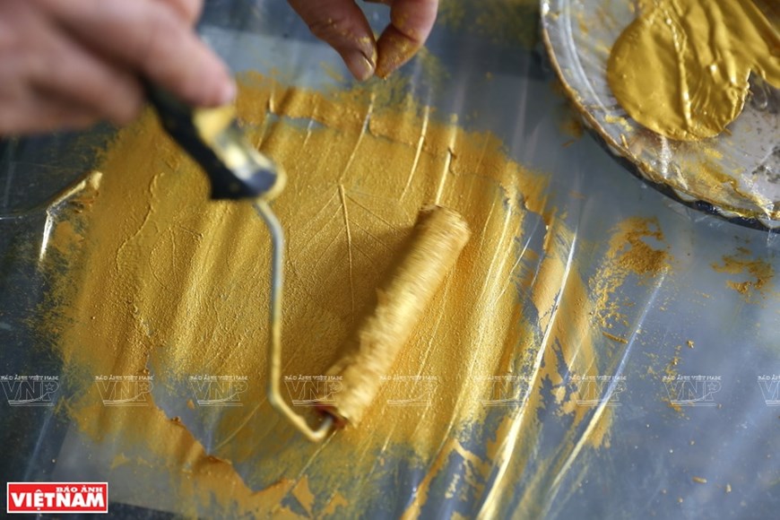 Bodhi leaf paintings