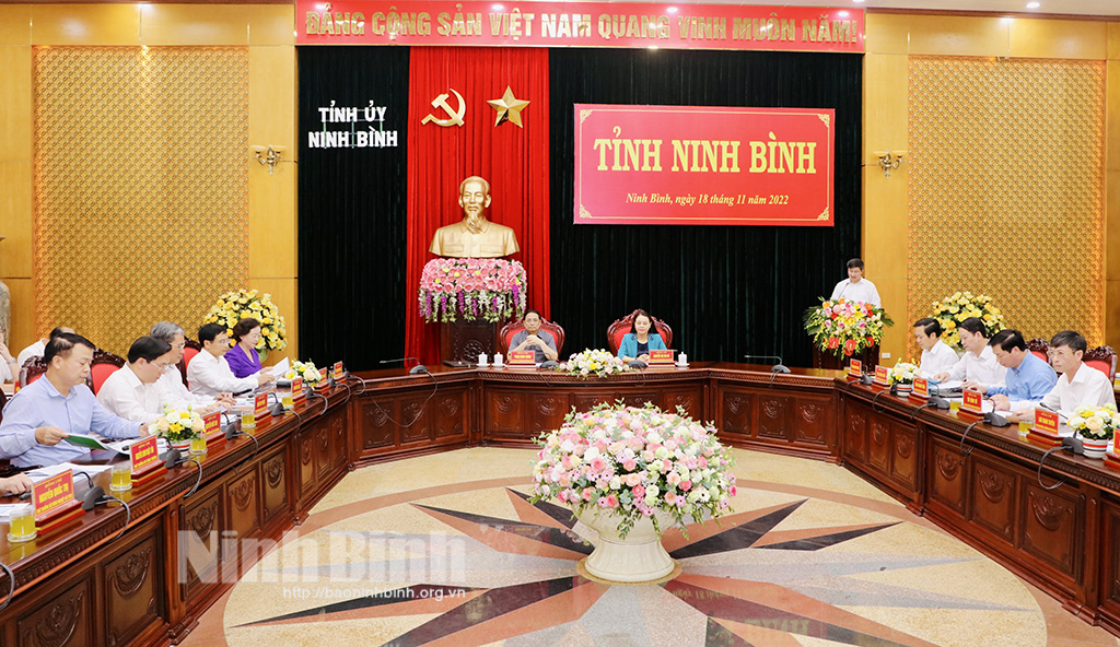 An overview of the working session.