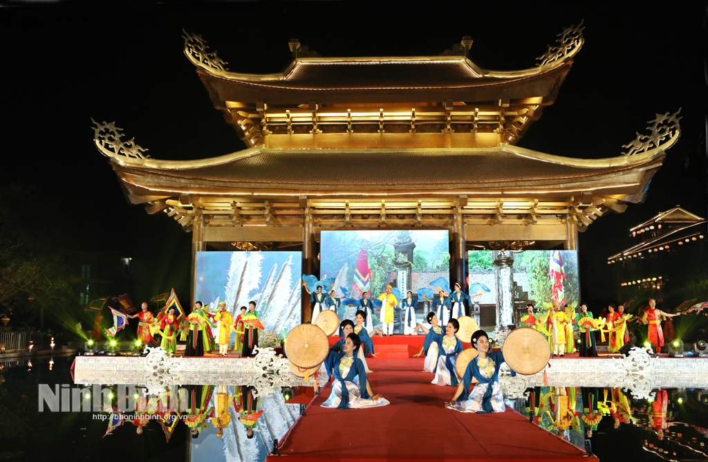 An art programme at the event.
