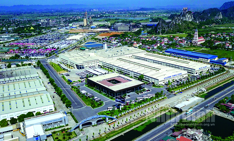 Gian Khau industrial zone.