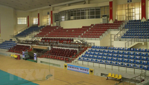80 percent of the upgrade workload of the Ninh Binh Gymnasium - the competition venue of Karate of the Games has been completed.