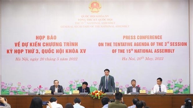 At the press conference (Photo: VNA)