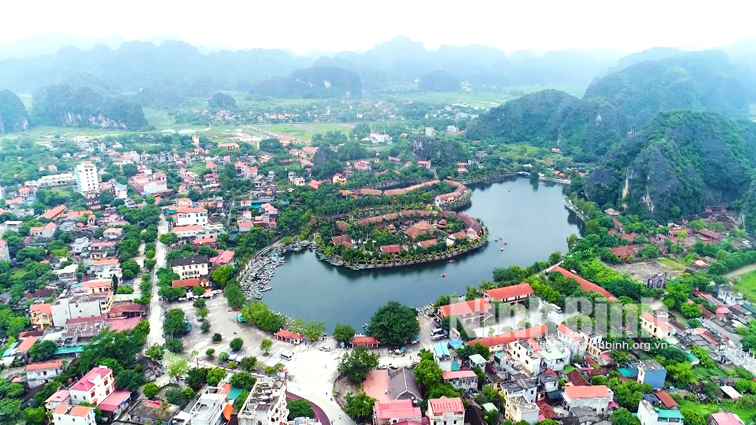 Tam Coc landscape.