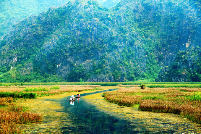 Van Long natural reserve.
