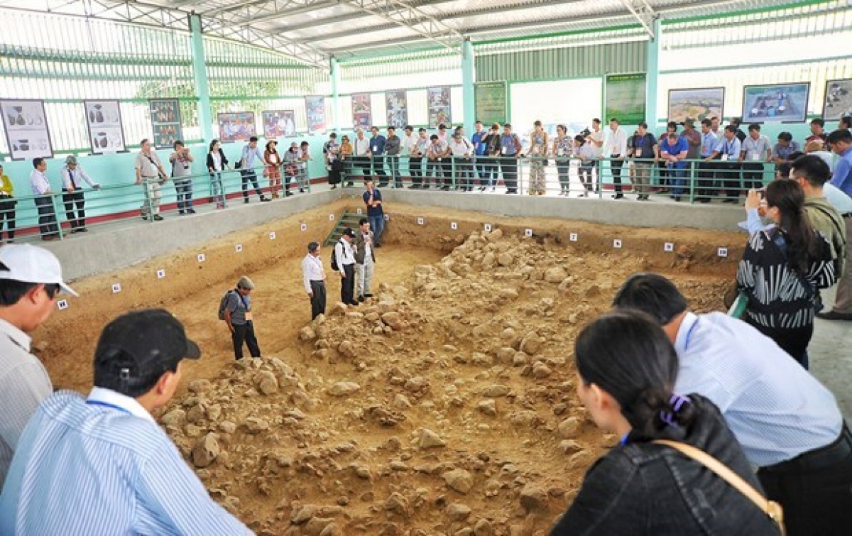 Roc Tung - Go Da archaeological relic in Gia Lai (Photo: Gia Lai Newspaper).
