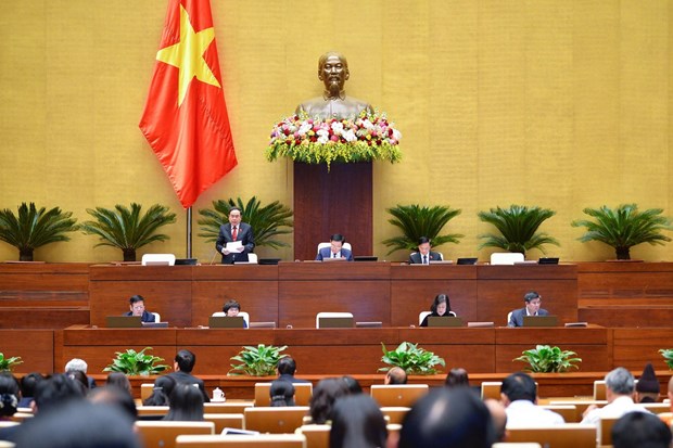 The NA's second extraordinary session is taking place in Hanoi. (Photo: VNA)