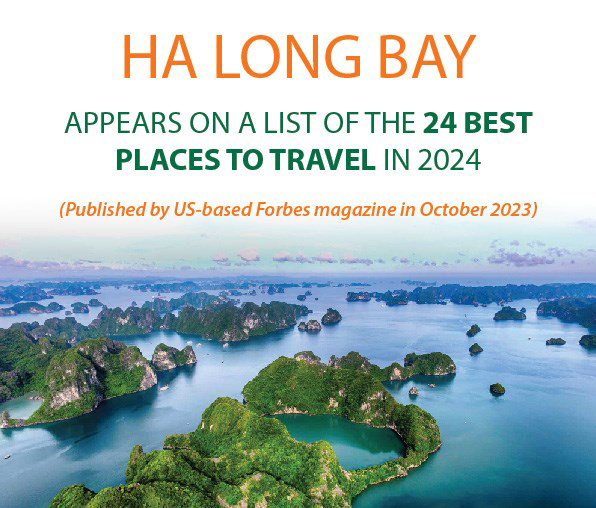 Ha Long Bay named among 24 most ideal world destinations in 2024